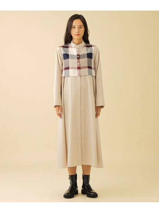 楽天市場】【SALE／30%OFF】ベスト付きシャツワンピース CB 