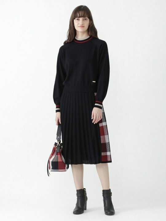 楽天市場】【SALE／61%OFF】クレストブリッジチェックジャカードニット 