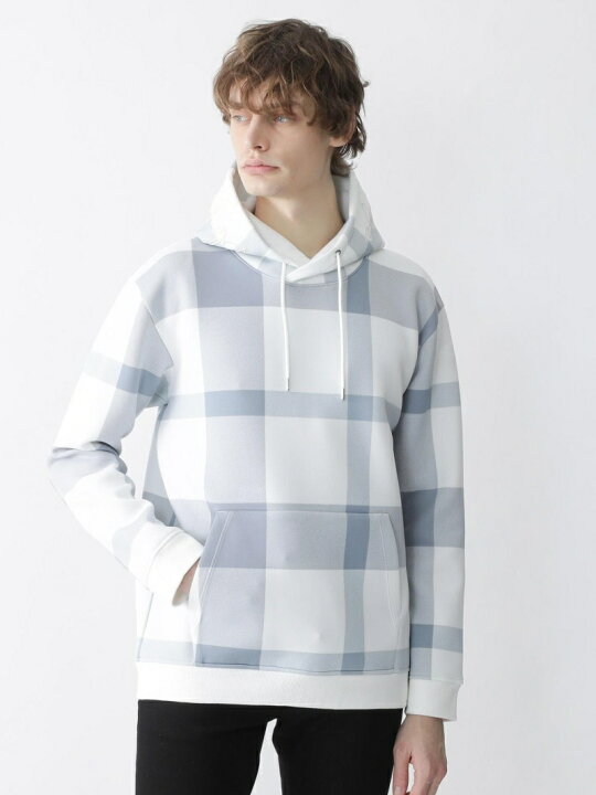 楽天市場】【SALE／40%OFF】ロゴフードCBチェックパーカー BLACK LABEL  
