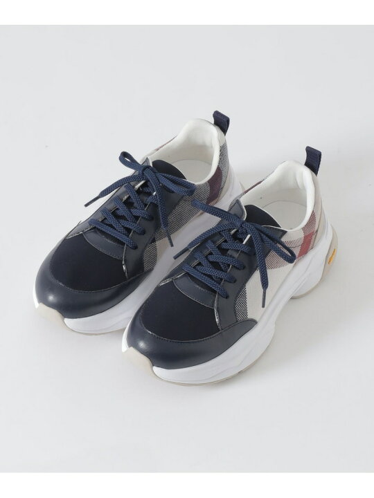 楽天市場】【SALE／40%OFF】クレストブリッジチェックスニーカー BLUE 