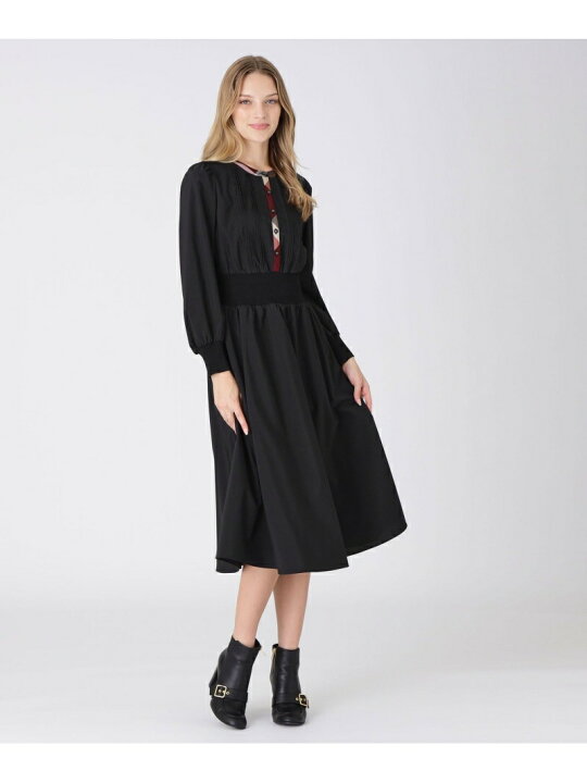 楽天市場】【SALE／20%OFF】プレーンストレッチブロードワンピース 