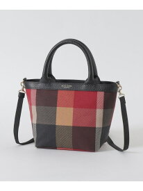クレストブリッジチェックPVCミニトート BLUE LABEL CRESTBRIDGE ブルーレーベル / ブラックレーベル・クレストブリッジ バッグ その他のバッグ グリーン ブルー レッド ベージュ【送料無料】[Rakuten Fashion]
