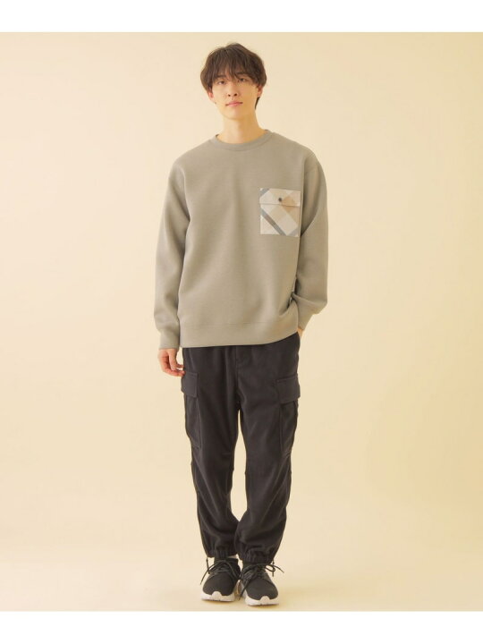 楽天市場】【SALE／41%OFF】チェックポケットダンボールニット 