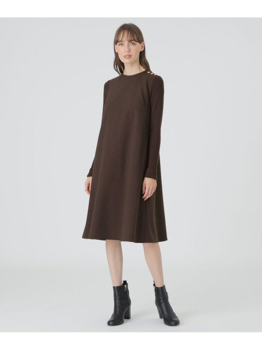 楽天市場】【SALE／19%OFF】リブスリーブAラインドレス BLUE LABEL 