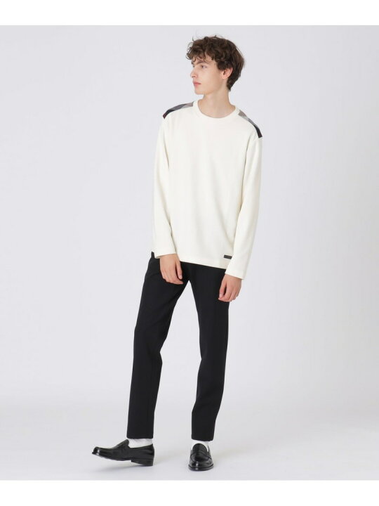 楽天市場】【SALE／55%OFF】ショルダーチェックニットソー BLACK LABEL 