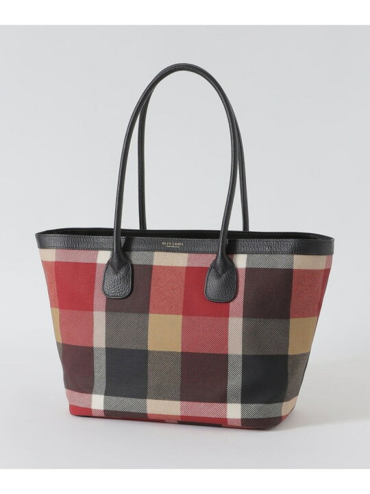 楽天市場】【SALE／21%OFF】クレストブリッジチェックPVCトート BLUE 
