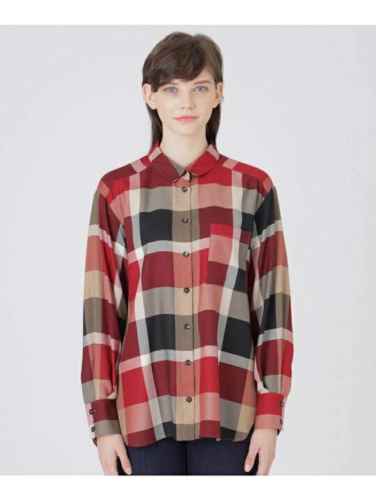 楽天市場】【SALE／45%OFF】クレストブリッジチェックエアリーツイル  