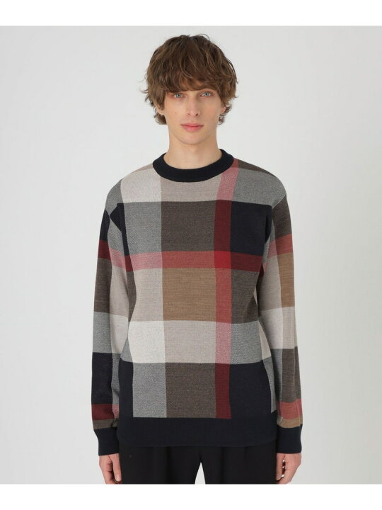 楽天市場】【SALE／62%OFF】メランジクレストブリッジチェックニット 