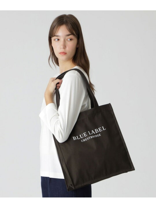 楽天市場】【SALE／25%OFF】ロゴプリントトート BLUE LABEL 