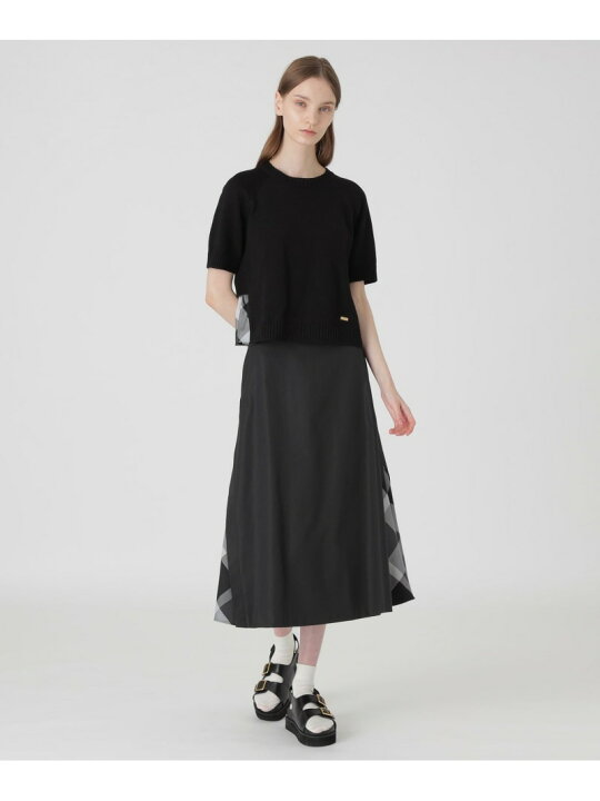 楽天市場】【SALE／38%OFF】コットンライクツイルフレアスカート BLUE 