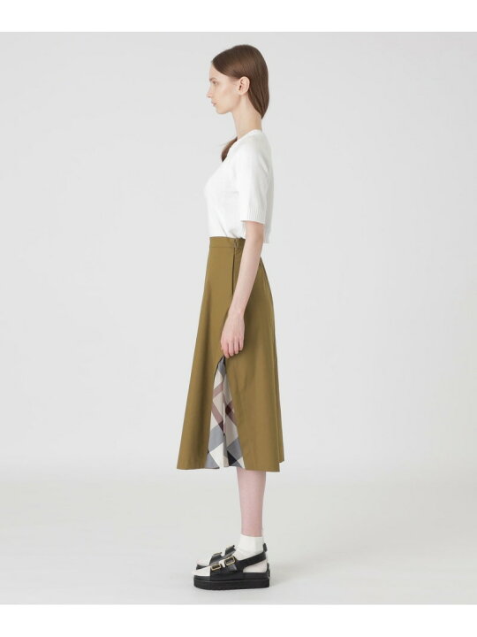 楽天市場】【SALE／38%OFF】コットンライクツイルフレアスカート BLUE 