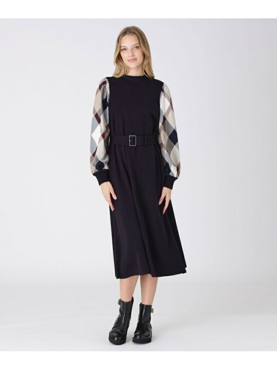 楽天市場】【SALE／51%OFF】ウールアクリルブレンドニットワンピース  