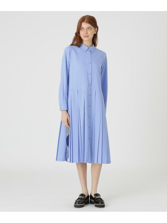 楽天市場】【SALE／22%OFF】ライトトロクリアシャツドレス BLUE LABEL  