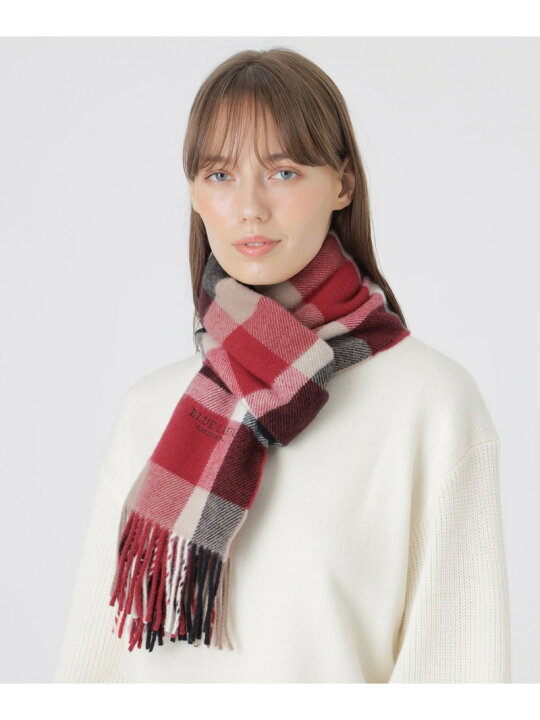 楽天市場】【SALE／22%OFF】クレストブリッジチェックマフラー BLUE  