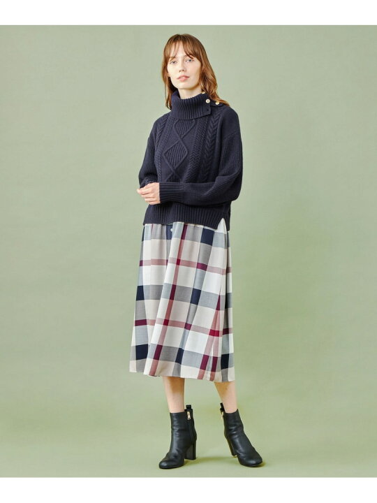 楽天市場】【SALE／47%OFF】【WEB限定】アランパターンニットフェイク  