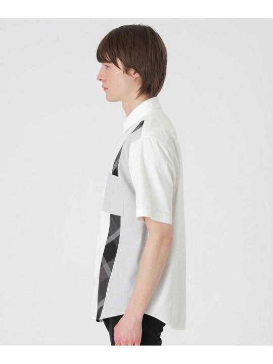 楽天市場】【SALE／22%OFF】シャドーチェックサッカーシャツ BLACK 