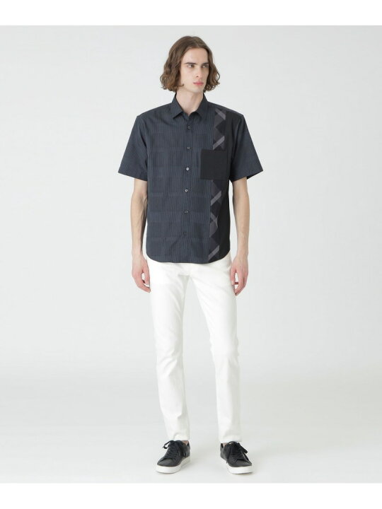 楽天市場】【SALE／22%OFF】シャドーチェックサッカーシャツ BLACK 