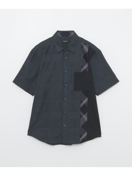楽天市場】【SALE／22%OFF】シャドーチェックサッカーシャツ BLACK 