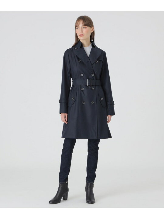 楽天市場】【SALE／19%OFF】ライトギャバジントレンチコート BLUE  