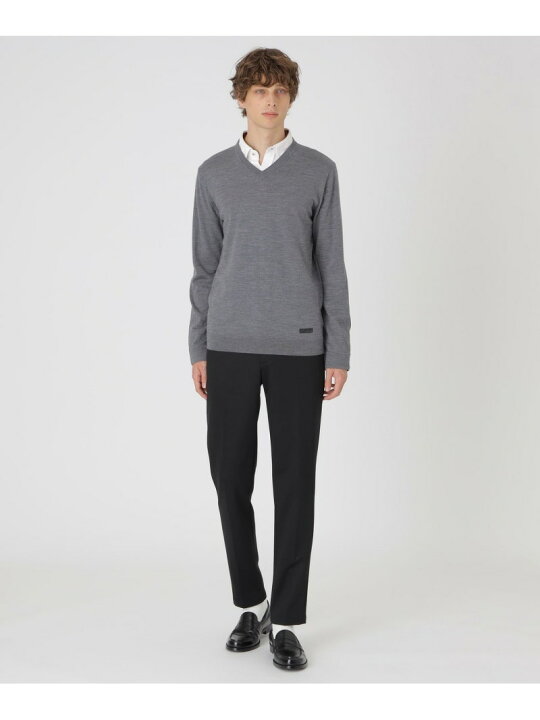 楽天市場】【SALE／33%OFF】コンフォータブルVネックニット BLACK 