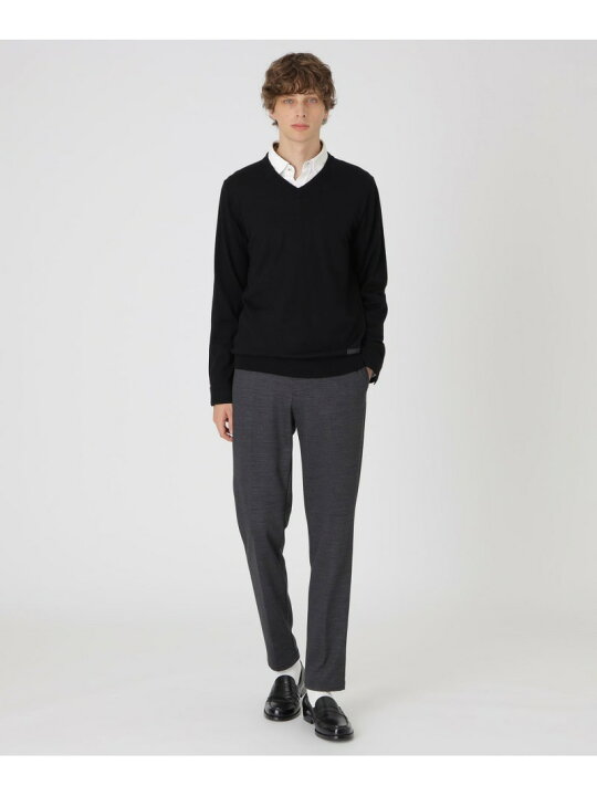 楽天市場】【SALE／33%OFF】コンフォータブルVネックニット BLACK 
