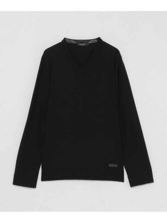 楽天市場】【SALE／33%OFF】コンフォータブルVネックニット BLACK 