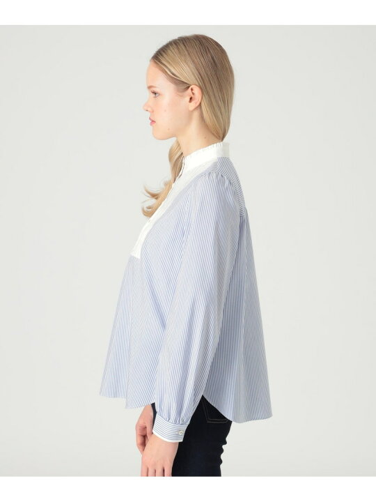 楽天市場】【SALE／17%OFF】ナチュラルスパンローンピンタックブラウス 