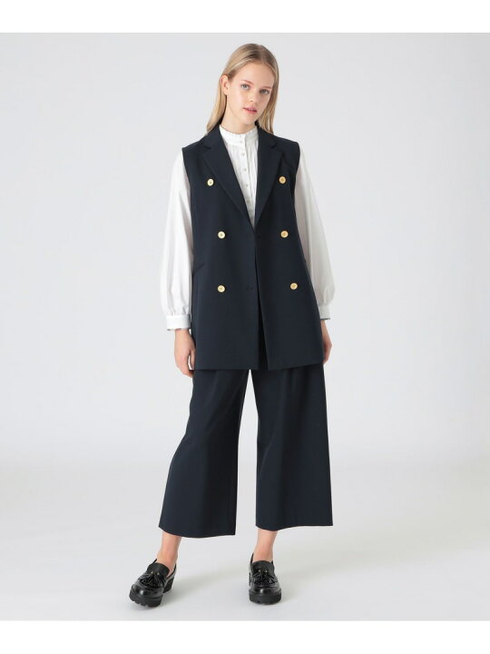 楽天市場】【SALE／20%OFF】ウールライクソフトツイルジレ BLUE LABEL