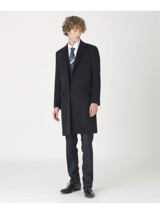 楽天市場】【SALE／20%OFF】カシミヤチェスターコート BLACK LABEL 