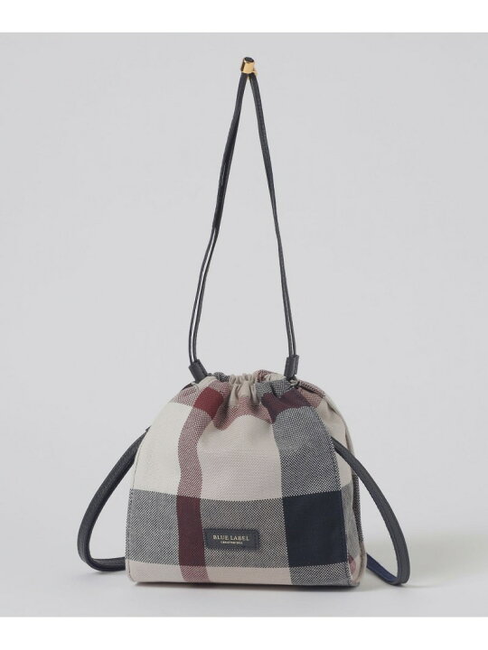 楽天市場】【SALE／19%OFF】クレストブリッジチェックキャンバス巾着 