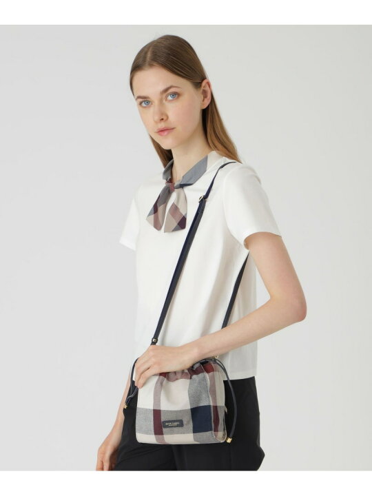 楽天市場】【SALE／19%OFF】クレストブリッジチェックキャンバス巾着 
