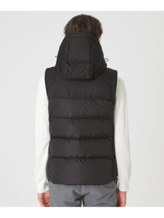 楽天市場】【SALE／48%OFF】ファブリックコンビダウンベスト BLACK 