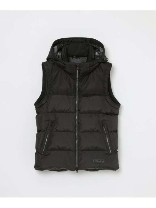 楽天市場】【SALE／48%OFF】ファブリックコンビダウンベスト BLACK 
