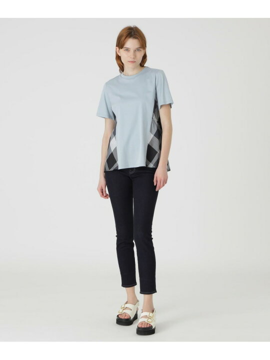 楽天市場】【SALE／18%OFF】サステナブルスムースカットソー BLUE 