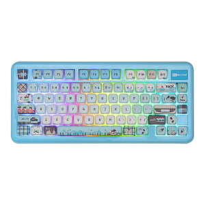 KiiBOOM Phantom81 Lite 75% �K�X�P�b�g���J�j�J���L�[�{�[�h ABS�P�[�X+UV�e�N�m���W�[ 3���[�h���C�����X�Q�[�~���O�L�[�{�[�h RGB�o�b�N���C�g QMK&VIA�v���O���}�u�� Windows/Mac/Linux�p �z�b�g�X���b