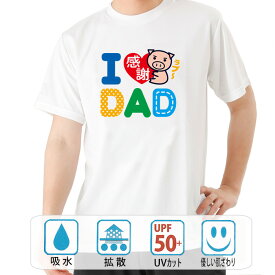 おもしろ tシャツ ドライ 和柄 元祖豊天商店 IラブDAD カラフル 半袖 ぶーでん ※ 子供 用はお取り扱いが御座いません。