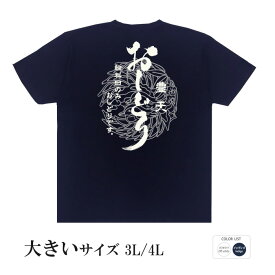 おもしろtシャツ 大きいサイズ 和柄 開運 元祖豊天商店 おしどり 綿100% ホワイト ネイビー 国内プリント Tシャツ 半袖 SSS