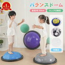楽天1位受賞★クーポン利用で4207円★30日間保証 バランスドーム バランスボール 半円形 46cm/58cm ボールストレッチ …