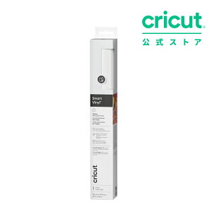 �y�������K�i�zCricut �X�}�[�g�r�j�[���i���S���j/ �}�b�g �z���C�g / 33cm × 0.9m / Smart Vinyl (Permanent) MR �yExplore 5 / Maker 3 �Ή��z