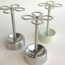 牙刷架／牙膏架｜CH03-H92ST CH03-H92MF Stainless flower shaped 4-HOLES TOOTHBRUSH HOLDER Satin ステンレスフラワー型…