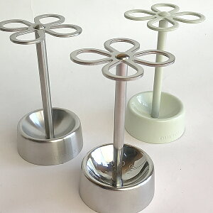 �yDULTON�zCH03-H92ST CH03-H92MF�@Stainless flower shaped 4-HOLES TOOTHBRUSH HOLDER Satin �X�e�����X�t�����[�^���u���V�z���_�[�@�T�e���@�~���[�t�B�j�b�V���i���ʎd��j�@�y��`�O�X�֑������z���u���V�X