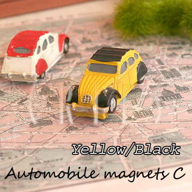 DULTON Automobile magnets C GS425-159 Yellow/Black 車型マグネット ミニクーパー イエローブラック【定型外郵便送料込】 黄黒 磁石 プレゼント 掲示 メモ レトロ