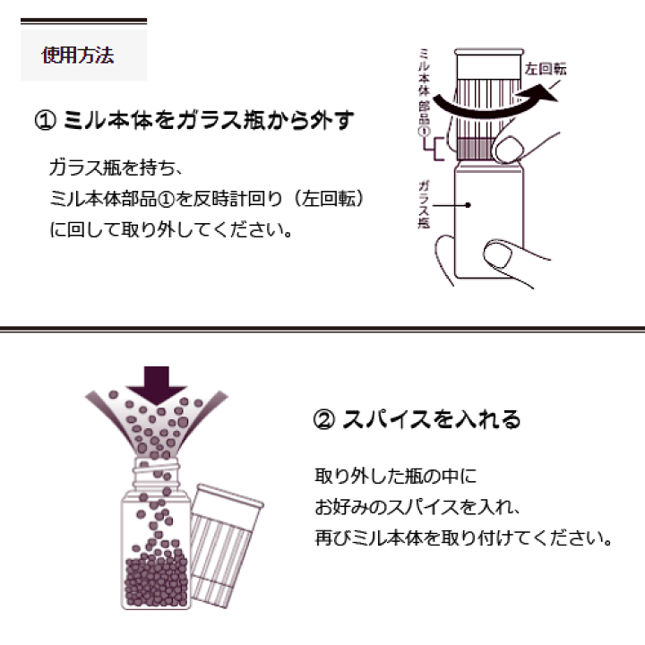 楽天市場】PORLEX ポーレックス スパイスミル・III ミニサイズ