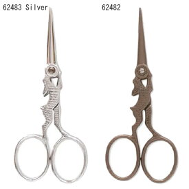 【Posh living ポッシュリビング】62483 デザインシザー　ラビットシルバー　62482　デザインシザー　ラビット 糸切バサミ　手芸ハサミ