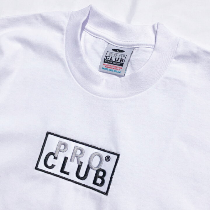 楽天市場】PRO CLUB プロクラブ 【長袖 ボックスロゴ BOX LOGO】 T 