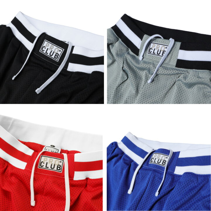 楽天市場】PRO CLUB プロクラブ 【レギュラー丈 ヘビー メッシュパンツ 