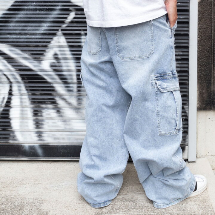 楽天市場】PRO CLUB プロクラブ 【Baggy Fit Denim Cargo Pant 