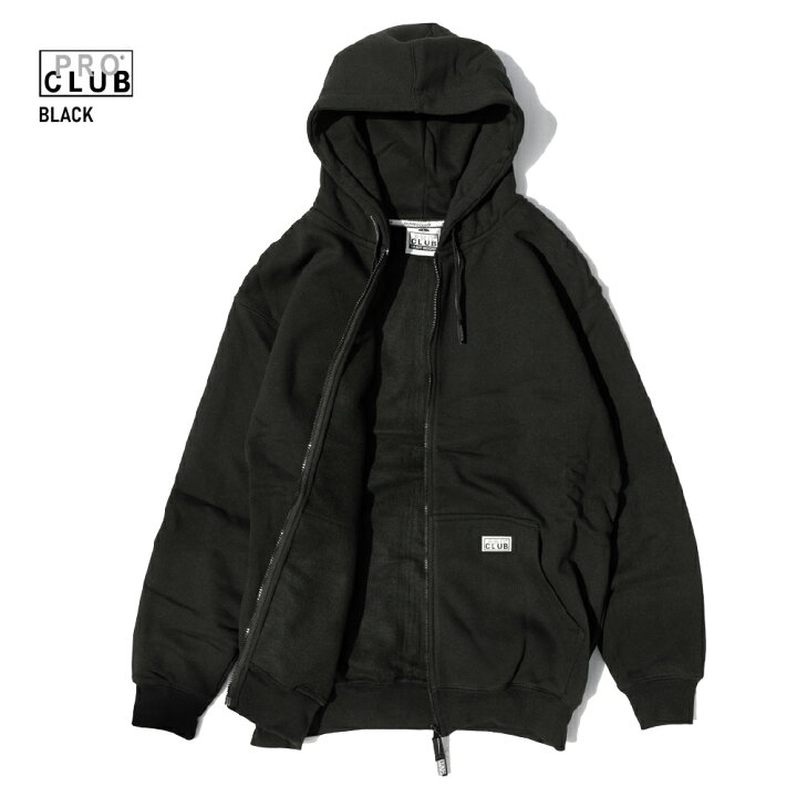 楽天市場】PRO CLUB プロクラブ 【13oz ジップパーカー ヘビーウェイト 