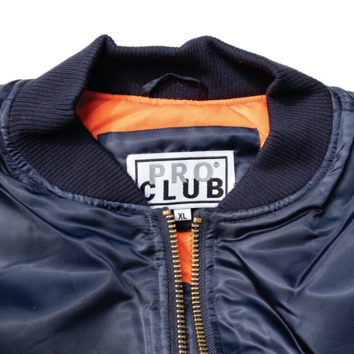 楽天市場】PRO CLUB プロクラブ 【MA-1 ジャケット】 アウター