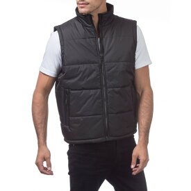 【M〜4XL】 PROCLUB プロクラブ 【 HEAVY PADDING VEST 】 中綿ベスト ジャケット アウター メンズ 大きいサイズ PRO CLUB USサイズ ビッグサイズ ポロクラブ HIPHOP ヒップホップ チカーノ ローライダー